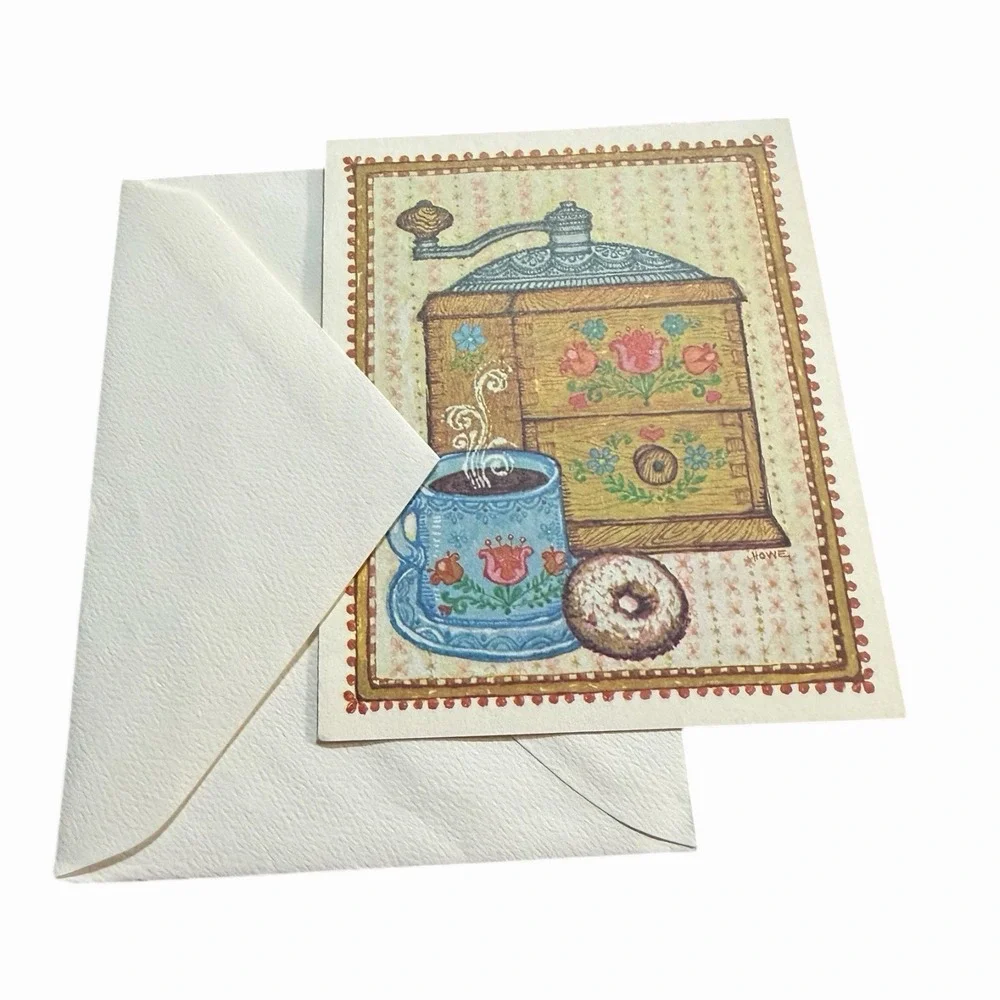 Vintage Current Inc. 'Coffee Talk'‎ Greeting Card